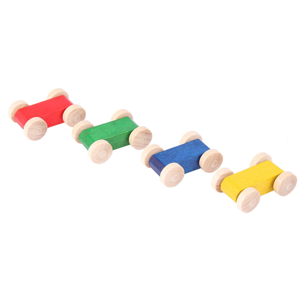 Beck Running track with 4 coloured cars