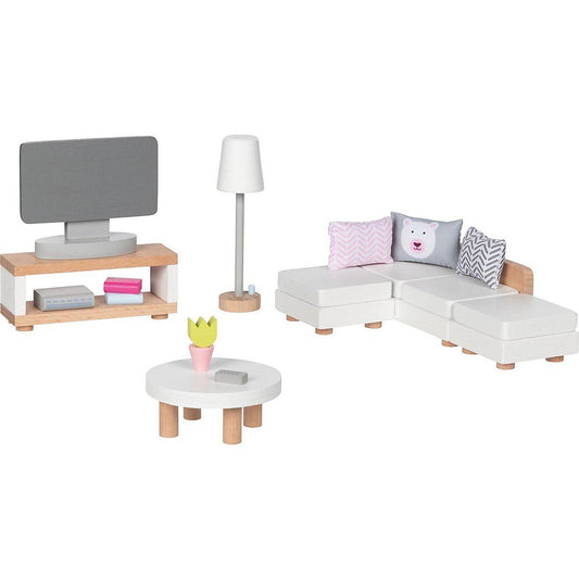 Wooden Dolls House Furniture - Living Room | goki